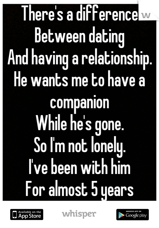Difference between companion and relationship